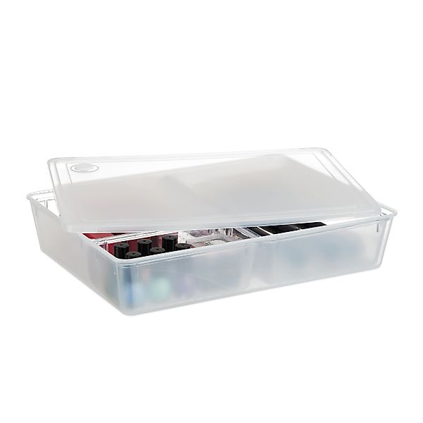 relaxdays Aufbewahrungsbox mit 3 Fäch günstig online kaufen