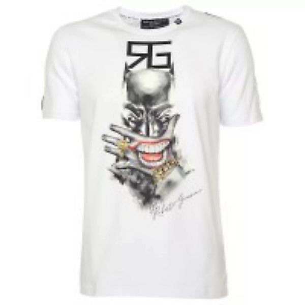 Herren T-Shirt - "DARK SMILE" WHITE günstig online kaufen