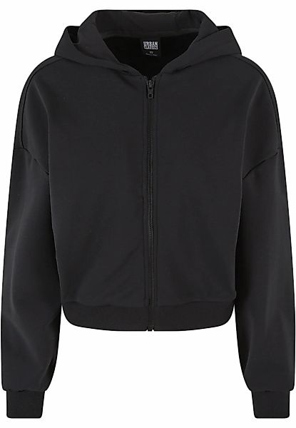 URBAN CLASSICS Sweatjacke "Urban Classics Damen Ladies Cozy Short Zip Hoody günstig online kaufen