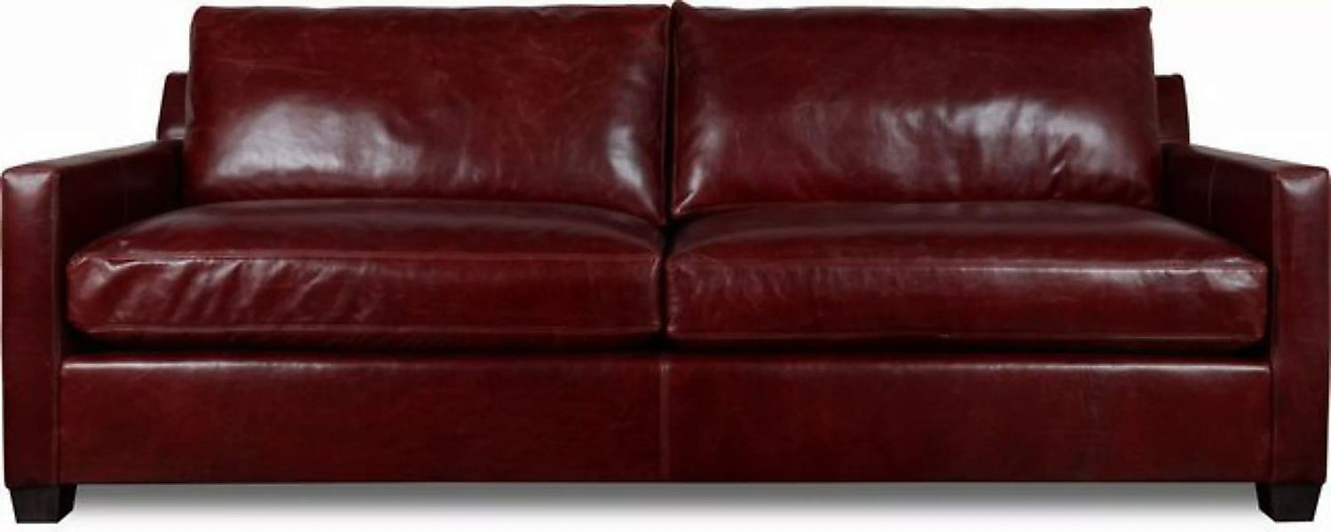 JVmoebel 3-Sitzer XXL Sofa 3 Sitzer Couch Polster Sitz Garnitur Leder Rot S günstig online kaufen