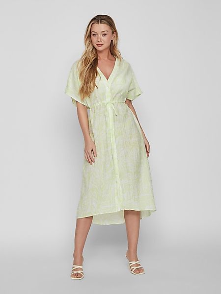 Vila Shirtkleid Lockeres Blusenkleid mit Knopfleiste günstig online kaufen