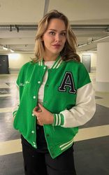 Worldclassca Collegejacke Worldclassca Collegejacke Aufnähern Sweatjacke günstig online kaufen