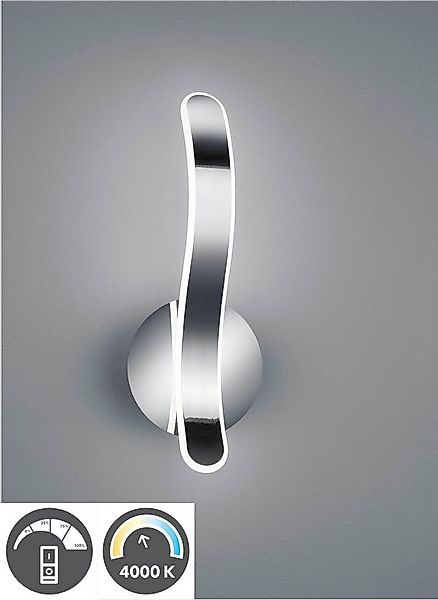 Reality Leuchten LED Wandleuchte Parma, Dimmfunktion, mehrere Helligkeitsst günstig online kaufen