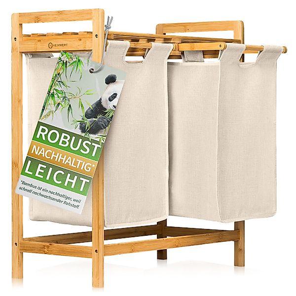 HEIMWERT Ausziehwäschekorb Wäschekorb Wäschesammler, ausziehbarer Wäschekor günstig online kaufen