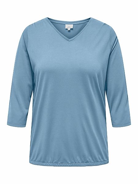 ONLY CARMAKOMA 3/4-Arm-Shirt CARCARLINNE V-NECK 3/4 günstig online kaufen