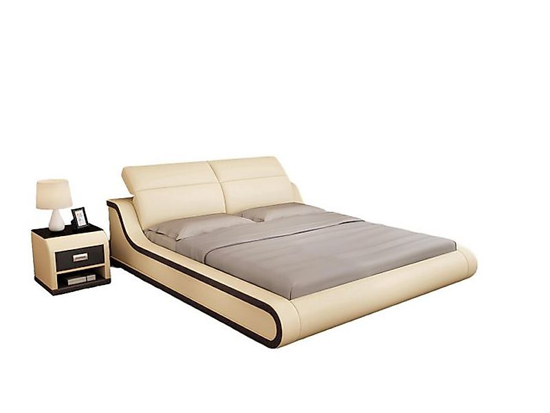 JVmoebel Bett Wasserbett Hotel Doppel Bett Betten Komplett Lederbett Polste günstig online kaufen