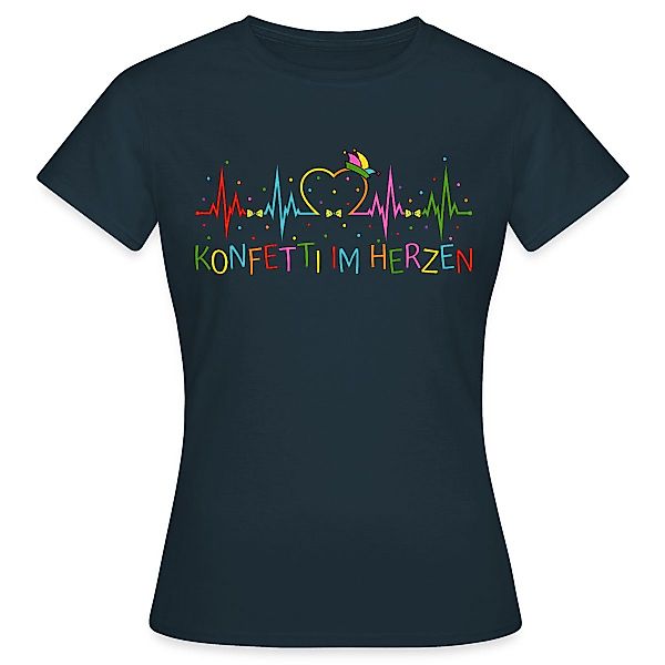 Spreadshirt T-Shirt Herzschlag Konfetti Im Herzen günstig online kaufen