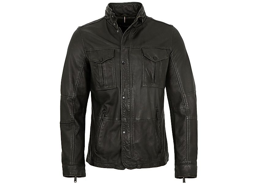 bugatti Lederjacke Ranger Bugatti - Herren Lederjacke Lammnappa holzkohle günstig online kaufen