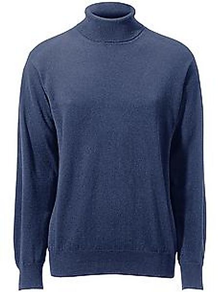 Pullover aus 100% Premium-Kaschmir Peter Hahn blau günstig online kaufen