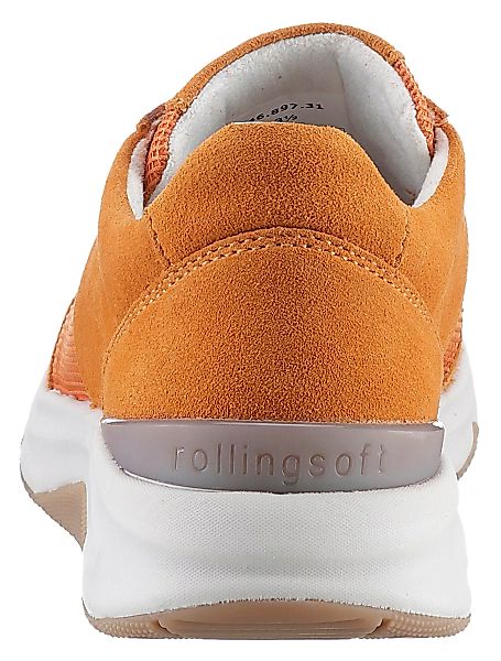 Gabor Rollingsoft Keilsneaker, Freizeitschuh, Halbschuh, Schnürschuh, Logos günstig online kaufen