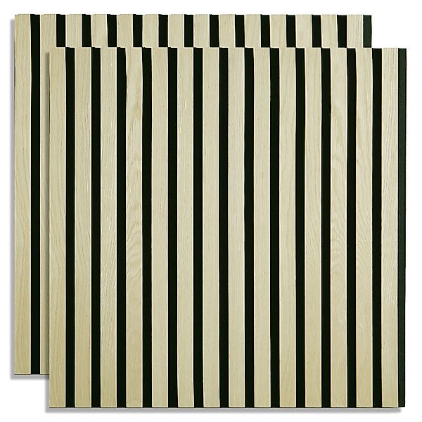 Homestyle4u Akustikpaneele Holz 60x60 cm 2er Set Creme Wandpaneele Beige 27 günstig online kaufen
