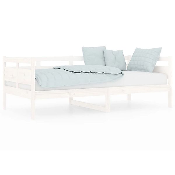 vidaXL Tagesbett Weiß Massivholz Kiefer 90x190 cm1279824 günstig online kaufen