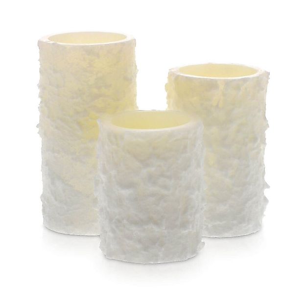 LED Universum LED-Kerze 3x "Elara" Echtwachs, Kerze, batteriebetrieben, IP2 günstig online kaufen