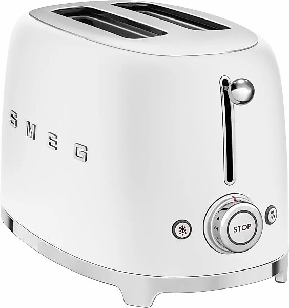 Smeg Toaster "TSF01WHMEU" 2 kurze Schlitze 950 W günstig online kaufen