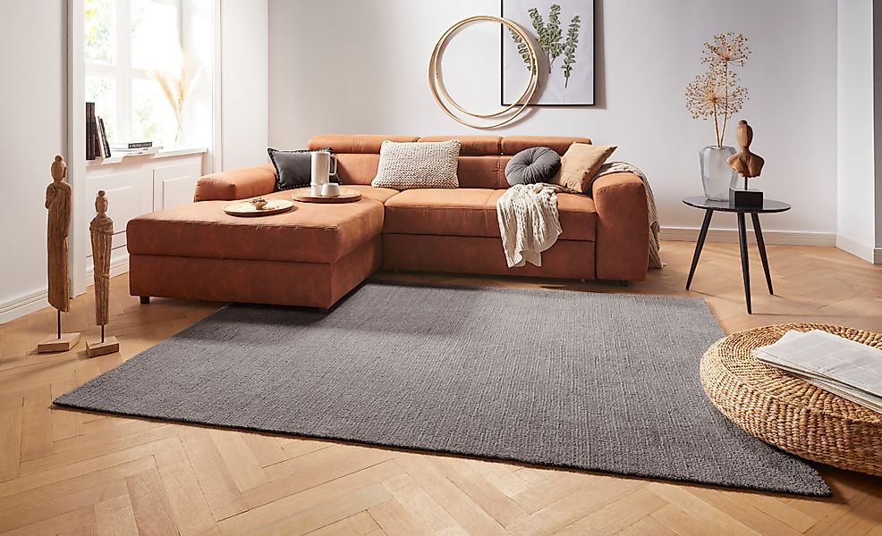 HANSE Home Teppich "Supersoft" rechteckig 10 mm Höhe Kurzflor, Läufer Moder günstig online kaufen