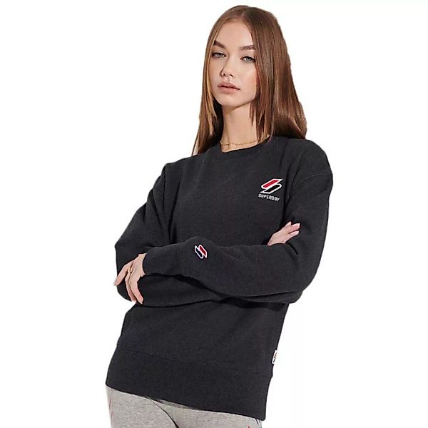 Superdry Sportstyle Essential Crew Sweatshirt L Dark Charcoal Marl günstig online kaufen