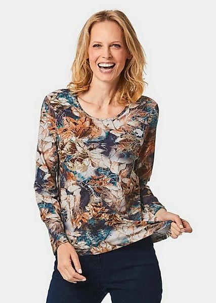 GOLDNER Print-Shirt Druckshirt mit leichtem Glanz günstig online kaufen