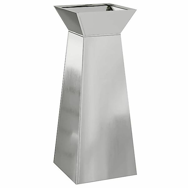 vidaXL Blumentopf Säulen Pflanzer Silber 40 günstig online kaufen