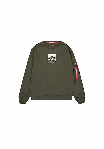 Alpha Industries Sweater "Alpha Industries Men - Sweatshirts Satin Logo Swe günstig online kaufen