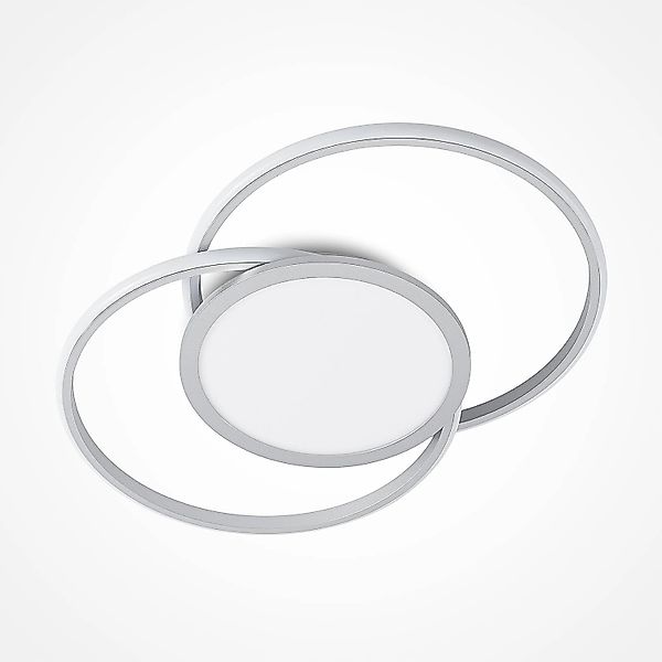 Lucande LED Deckenleuchte Senne 9956104 Dimmbar Modern in Alu aus Metall 1- günstig online kaufen