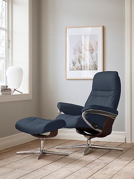 Stressless Relaxsessel "Sunrise", mit Cross Base, Größe S, M & L, Holzakzen günstig online kaufen