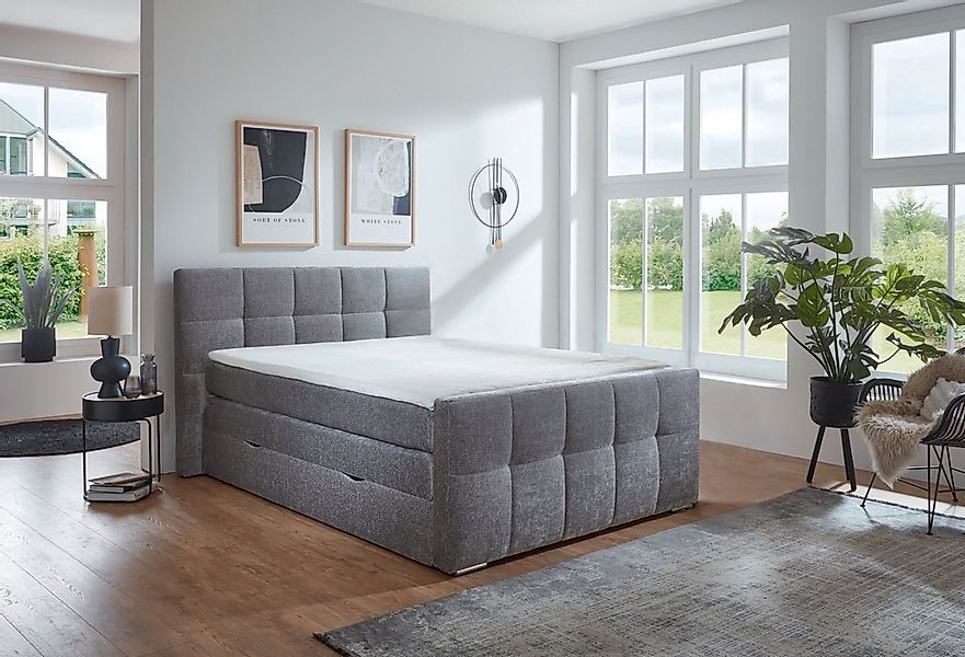 Places of Style Boxspringbett »Rosà«, H3/H3, H3/H4, H4/H4 möglich günstig online kaufen