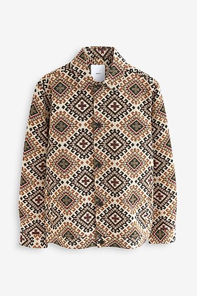 Next Hemdjacke Hemdjacke mit Gobelin-Muster (1-St) günstig online kaufen