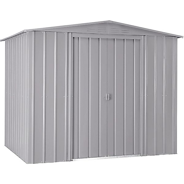 Globel Industries Metall-Gerätehaus 8x8 Silber Metallic B x T: 234 cm x 237 günstig online kaufen