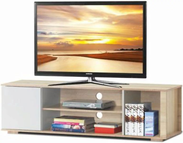 COSTWAY® Fernsehschrank TVs bis zu 140 cm natur  Erwachsene günstig online kaufen