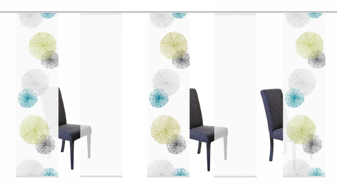 HOME WOHNIDEEN Schiebegardine "SCOPPIO" Paneelwagen 5 Stk. tlg. HxB: 245x60 günstig online kaufen