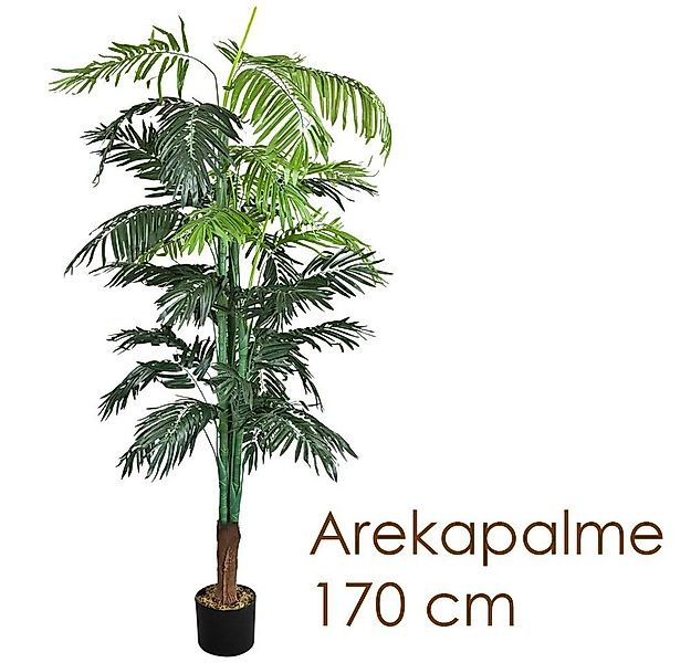 Kunstpalme Palmenbaum Palme Arekapalme Kunstpflanze Künstliche Pflanze 170 günstig online kaufen