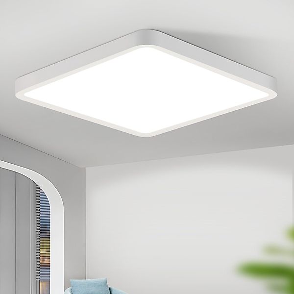 Nettlife LED Deckenleuchte Badezimmer Eckig Flach günstig online kaufen