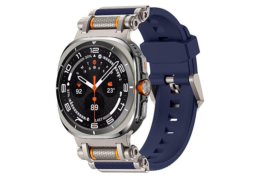 Wigento Smartwatch-Armband Für Samsung Galaxy Watch Ultra 2 / Ultra 47mm Si günstig online kaufen