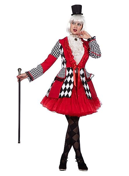Metamorph Kostüm Harlekin Jacke für Damen, Damenjackett für Zirkus, Clowns günstig online kaufen