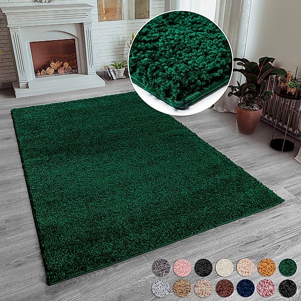 my home Hochflor-Teppich Shaggy 30, rechteckig, günstig online kaufen