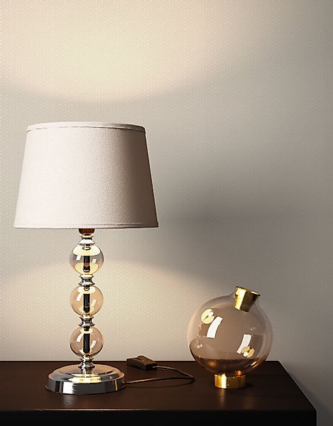 Newroom Vliestapete, Beige Tapete Landhaus Punkte günstig online kaufen