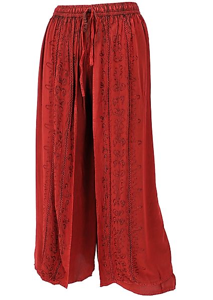 Guru-Shop Relaxhose Palazzohose, langer Boho Hosenrock, günstig online kaufen