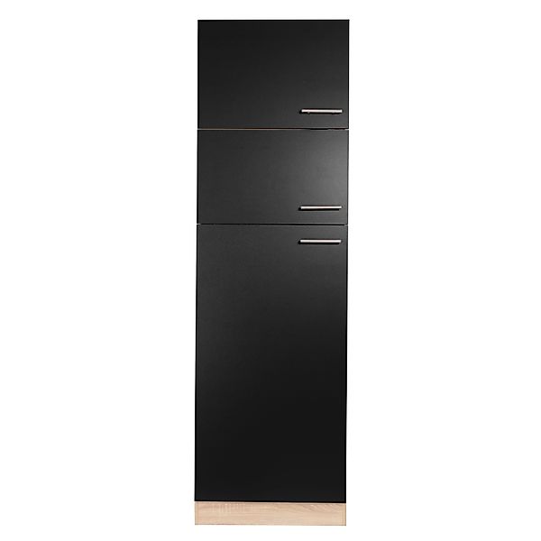 Respekta Küchen-Umbauschrank Merle 60 cm Schwarz günstig online kaufen