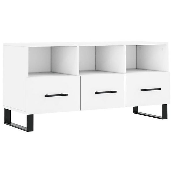 vidaXL TV-Schrank TV-Board Weiß 102x36x50 cm Holzwerkstoff günstig online kaufen