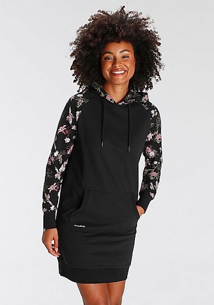 KangaROOS Sweatkleid knielang, figurumspielend, aus angerauter Sweatware, m günstig online kaufen