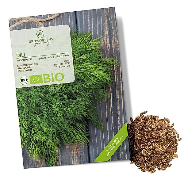 Growgreens Kräutersamen BIO Dill Samen - günstig online kaufen