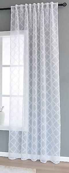 Gardinenbox Gardine (1 St), Multifunktionsband, transparent, Polyester, Dia günstig online kaufen