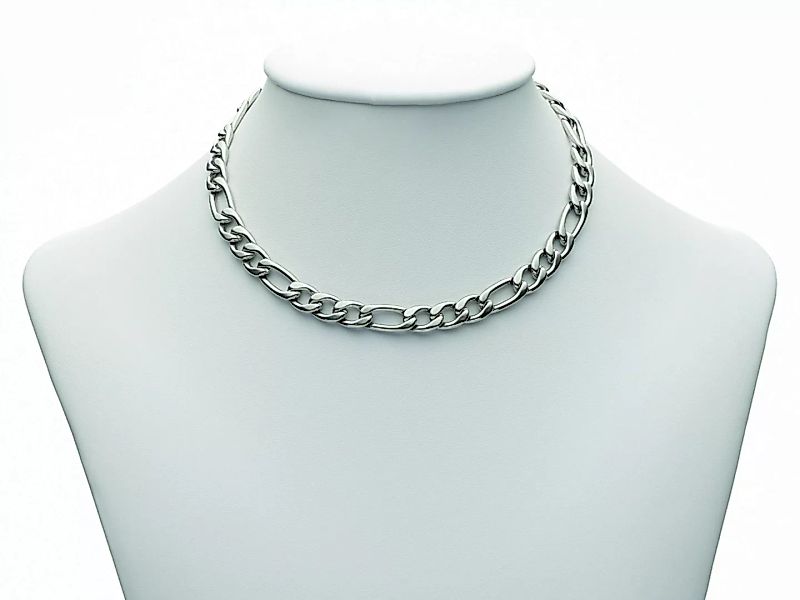 Adelia´s Edelstahlkette "Edelstahl Figaro Halskette 50 cm Ø 7,3 mm", Edelst günstig online kaufen