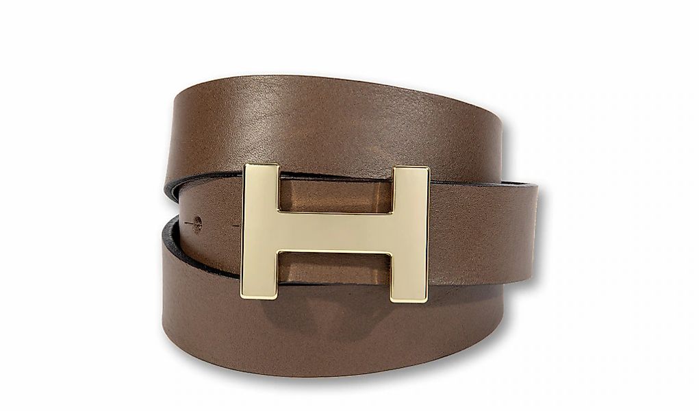 Silbergift Koppelgürtel "Koppelgürtel mit goldener Designschließe" günstig online kaufen