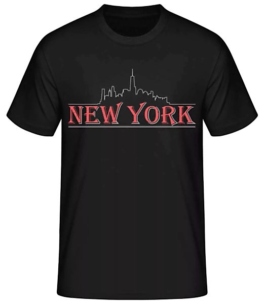 New York · Männer Basic T-Shirt günstig online kaufen