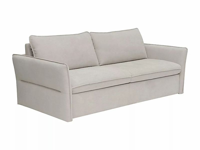 Schlafsofa mit Matratze 4-Sitzer - Stoff - Beige - Liegefläche 160 cm - CEL günstig online kaufen