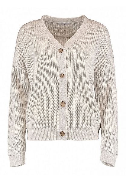 HaILY’S Cardigan Gemütliches Strickdesign mit Knopfleiste und V-Ausschnitt günstig online kaufen