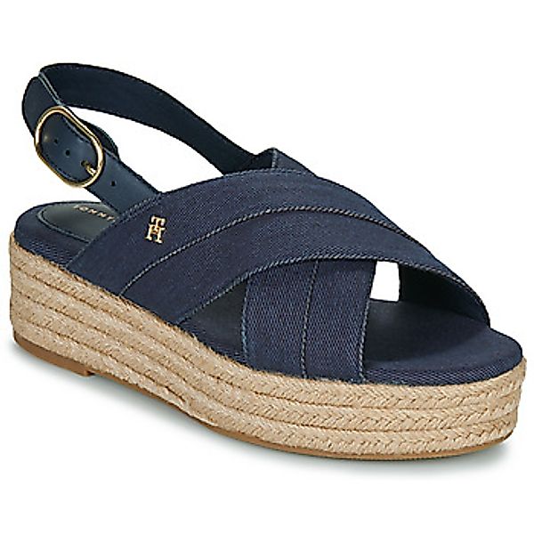 Tommy Hilfiger Denim Espadrille Platform Damen blau günstig online kaufen