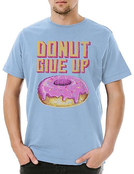 Urban Backwoods Print-Shirt Urban Backwoods Donut Give Up Herren T-Shirt He günstig online kaufen