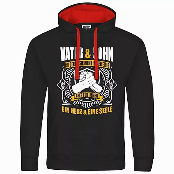 deinshirt Kapuzenpullover Herren Kapuzenpullover Vater und Sohn ein Herz un günstig online kaufen